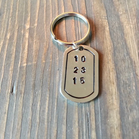 handmade Other - Minimalistic special date keychain handmade Other - Minimalistic special date keychain